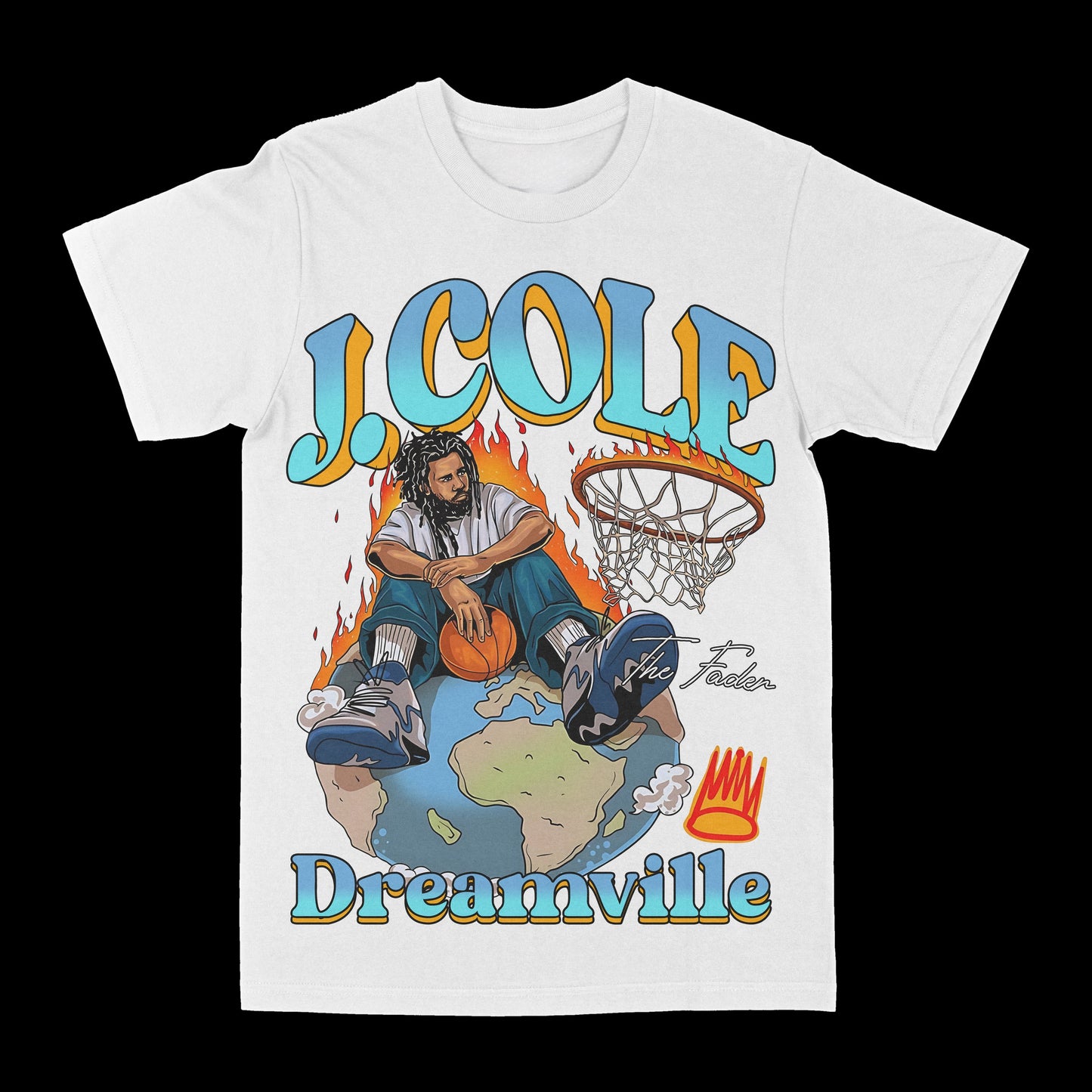 J. Cole "Dreamville World" Graphic Tee Style001