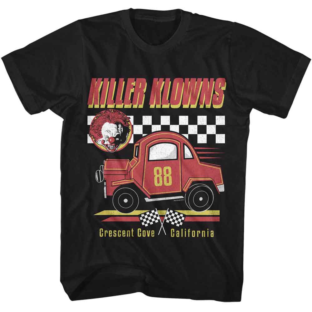 Killer Klowns From Outer Space - Car - American Classics - Solid Black Adult Short Sleeve T-Shirt