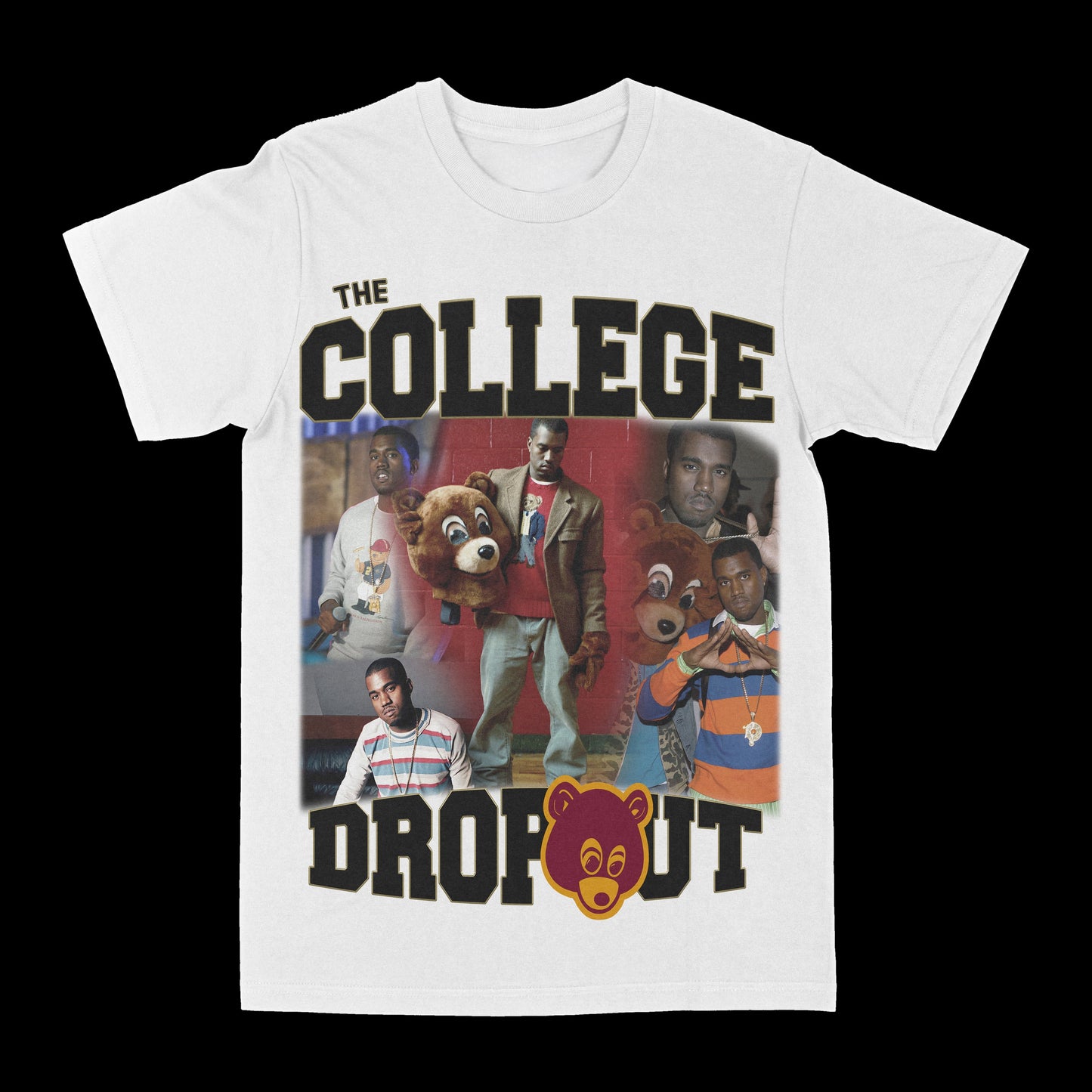 Kanye West The College III Dropout Graphic Tee Style001