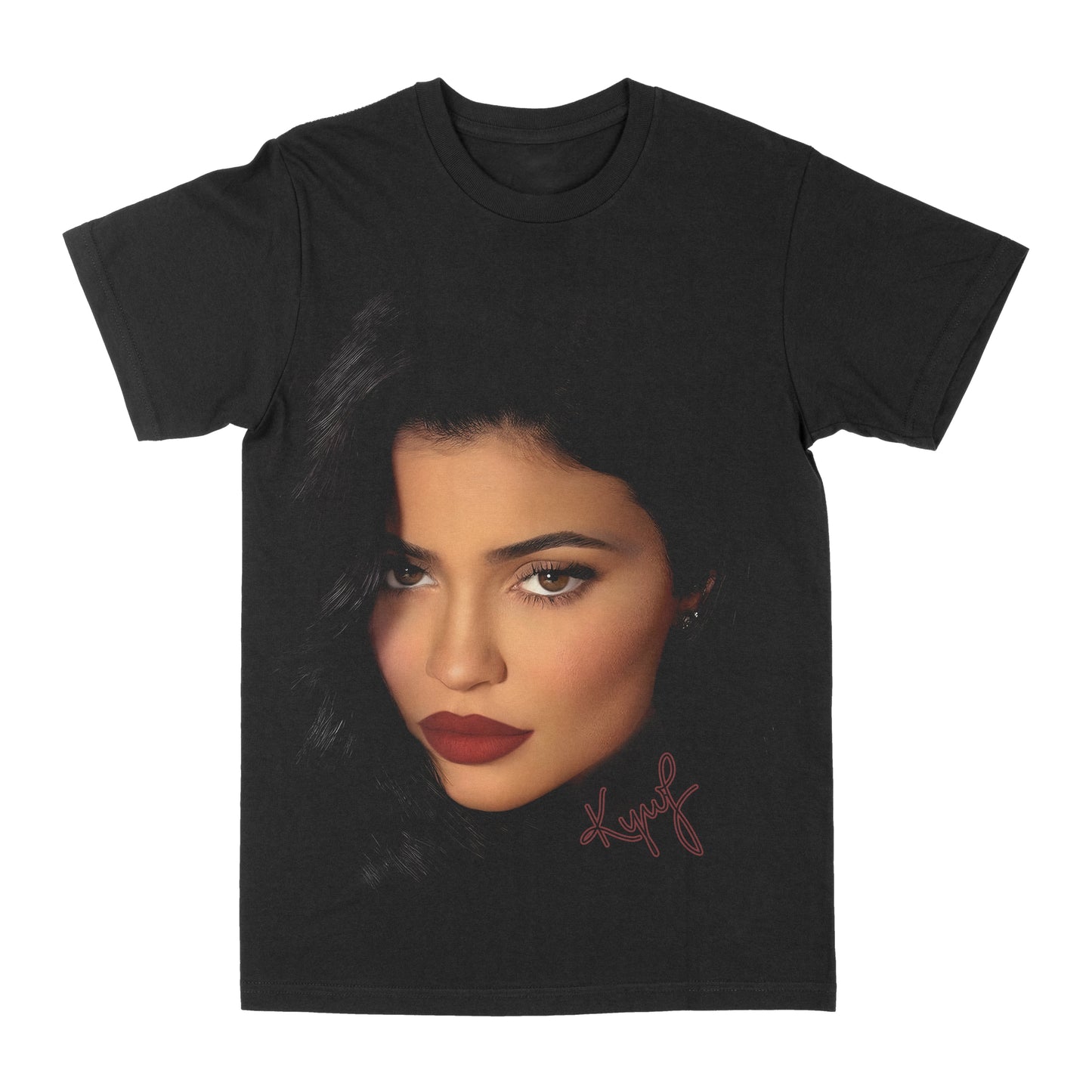 Kylie Jenner "Big Face" Graphic Tee Style001