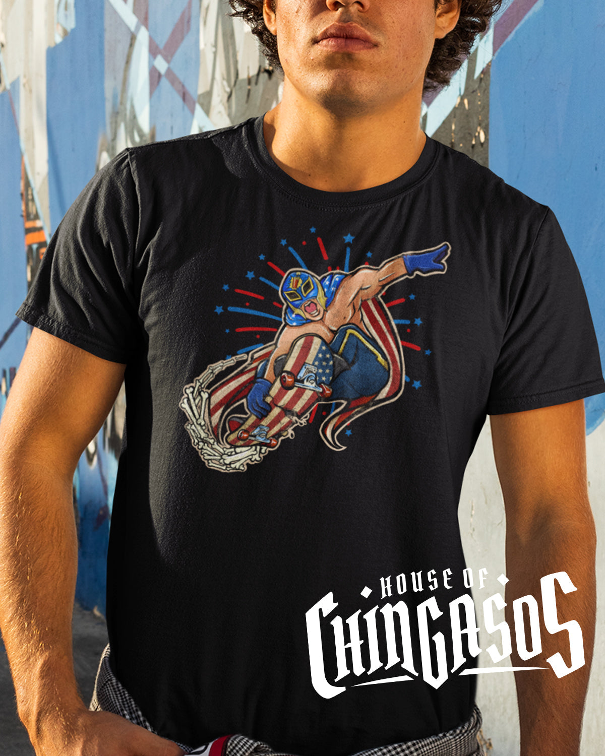 El Luchador 4th Of July OG Vintage T-shirt