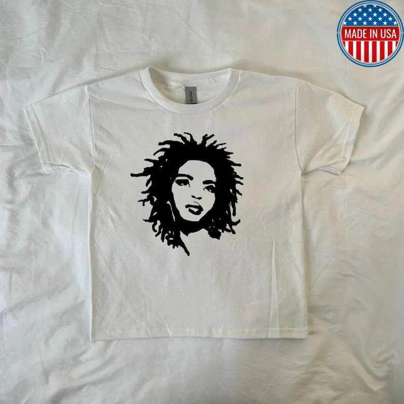 Lauryn Hill Baby Tee, y2k clothing, Pinterest ,vintage, 90s, Hip Hop, RnB