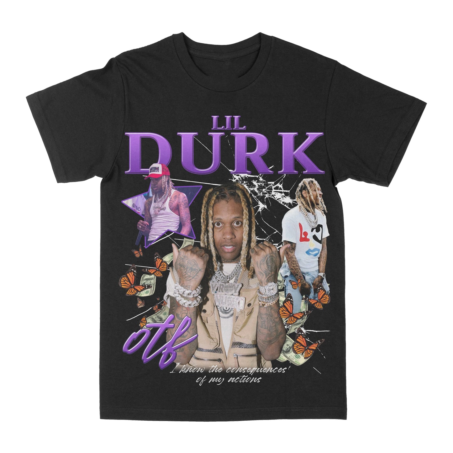 Lil Durk "OTF" Graphic Tee Style001