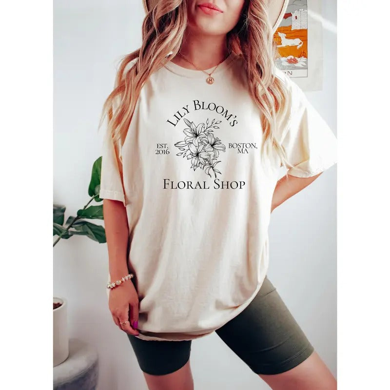 Lily Bloom's Floral Shop Shirt,It Ends With Us Shirt,Colleen Hoover Sweatshirt,Lily Bloom,Booktok,It Starts With Us
