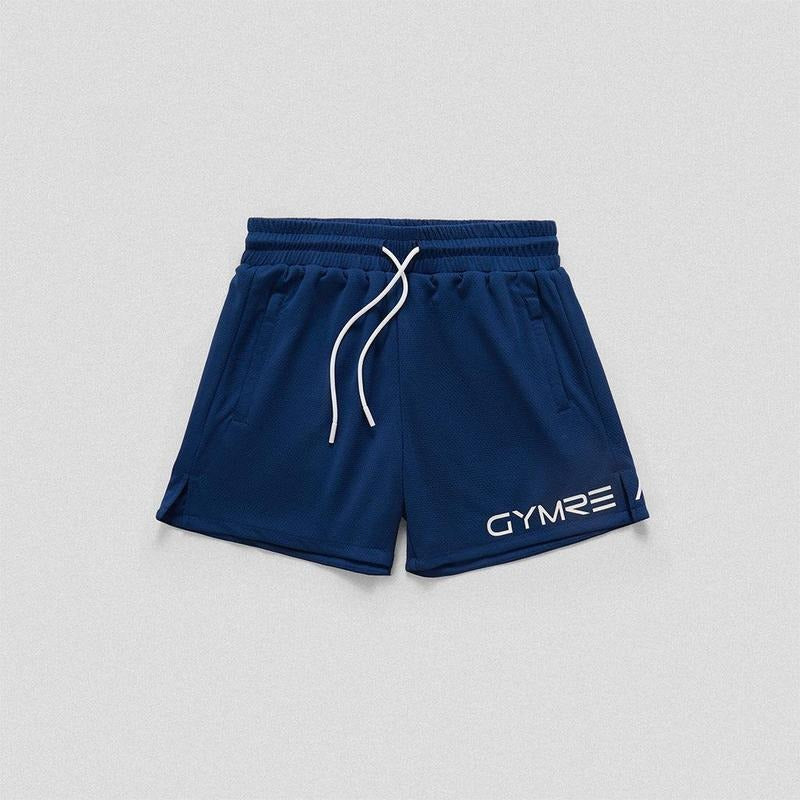 Loose Double-Layer Mesh Gymreapers Shorts - Royal Navy