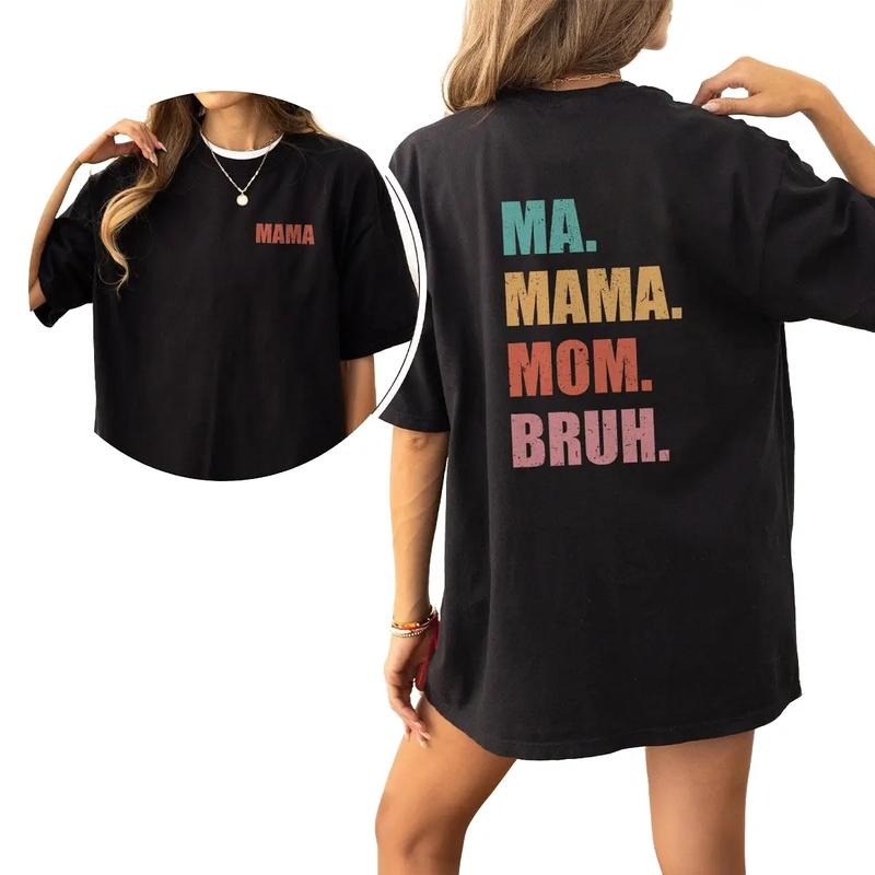 Ma Mama Mom Bruh Comfort Colors Shirt, Best Mother's Day Gift, Mom Shirt, Sarcastic Mom Shirt, Funny Bruh Shirt, Mother's Day Shirt, Mama Gift, Mommy T-Shirt, Mom Women Top, Funny Mama Tshirt, Mothers Day Outfit Casual Clothing Comfortable Womenswear Lady