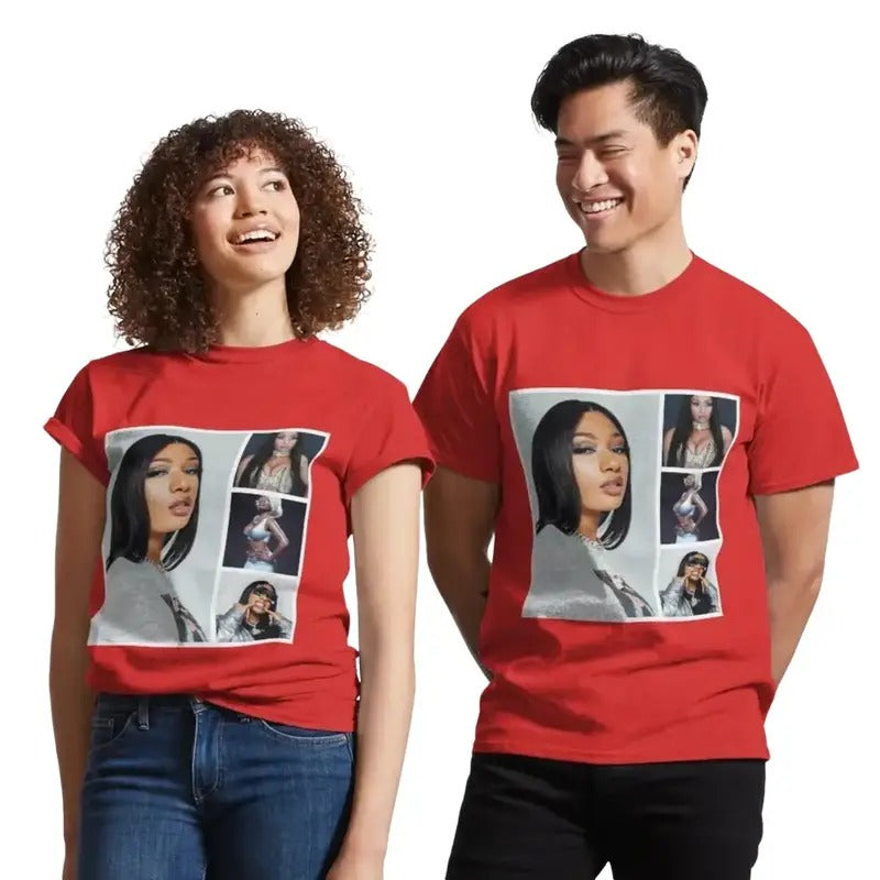 Megan Thee Stallion Classic T-Shirt, Megan Merch, Megan Tshirt, Megan Graphic Tee, T-Shirt For Unisex , Gift For Men , Gift For Women Top Womenswear Underwear Streetwear