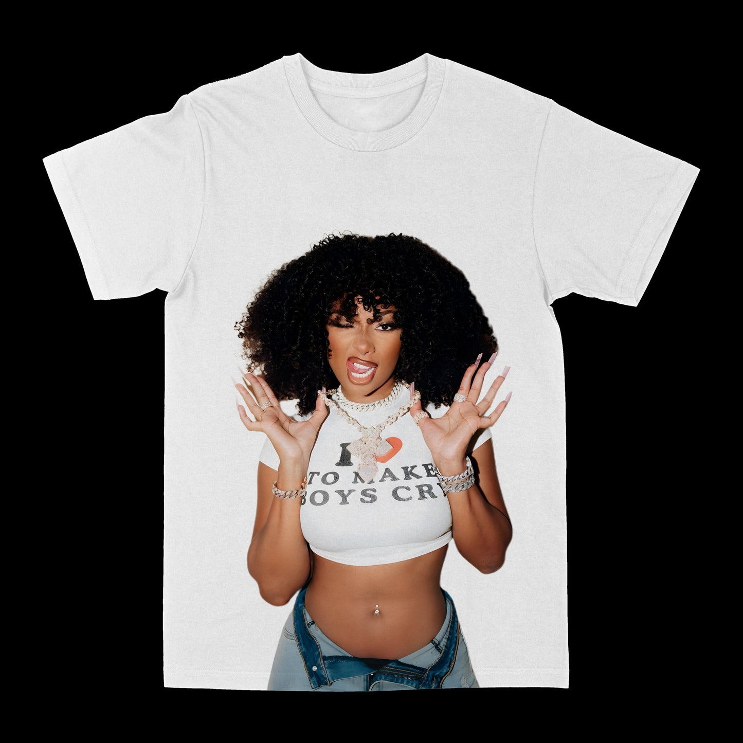 Megan The Stallion "Boys Cry" Graphic Tee Style001