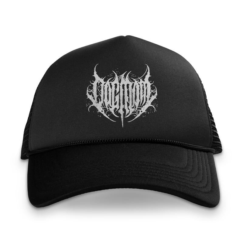 Metal DOG MOM Printed Foam Trucker Hat Alt Fashion Goth Alternative Punk Rock Metalcore Witch