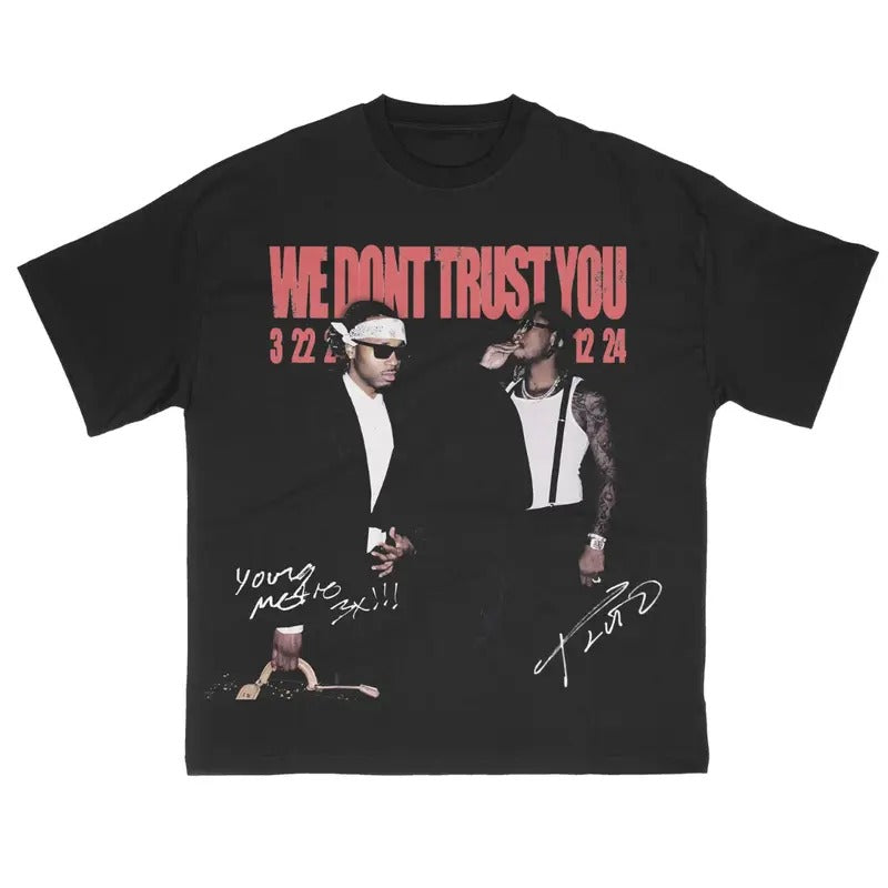 Metro Boomin and Future Shirt, We Don't Trust You Shirt, Rap Merch, Hip Hop Album, Future Freebandz, Metro Boomin, Rap Shirt