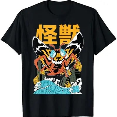 Monster Moth Kaiju Anime Japanese Monster TShirt
