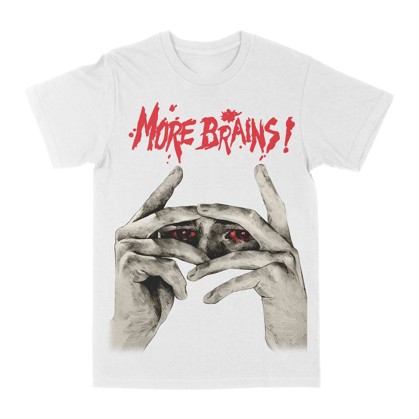 More Brains Graphic Tee Style001