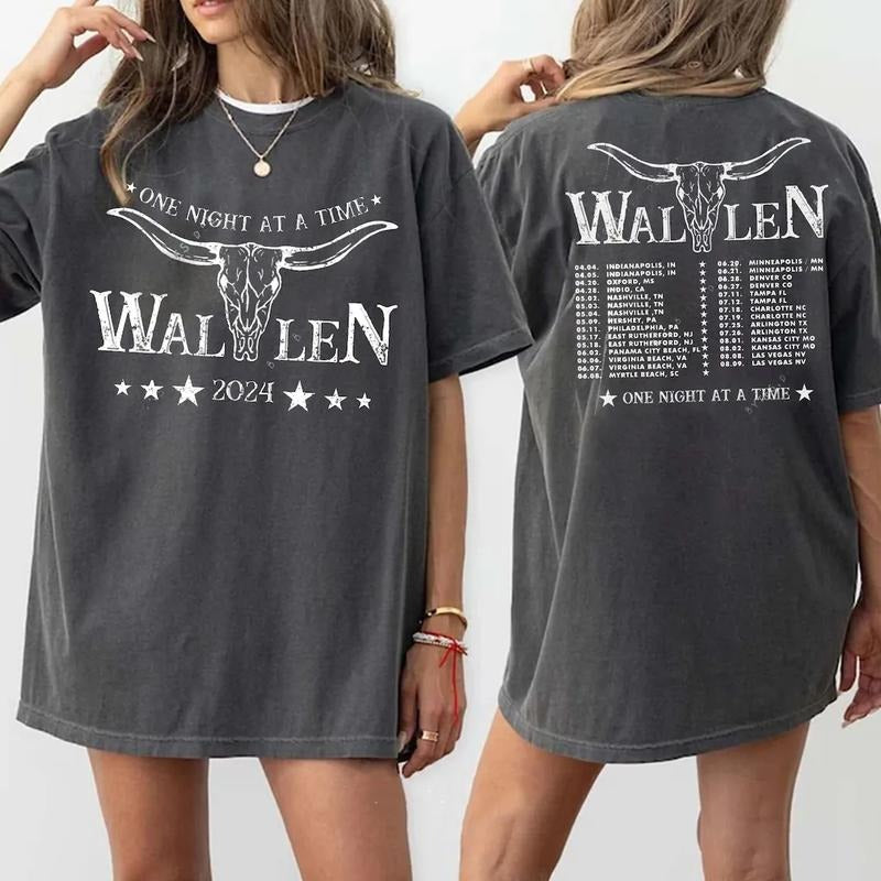 Morgan Wallen Tour 2024 T-Shirt, Morgan Wallen One Night At A Time Tour Sweatshirt, Country Music Womenswear Shirt, Cowboy Morgan Wallen Shirt