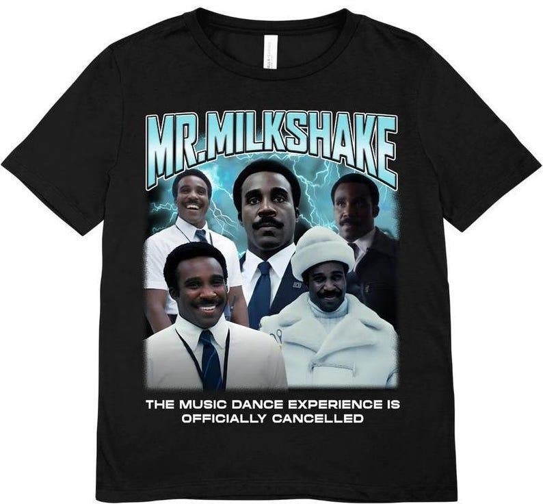 Mr. Milchick Severance TV Show Shirt, Retro Aesthetic, Music Dance Experience Design