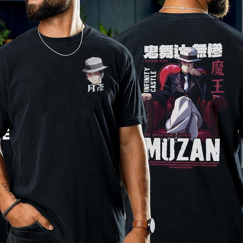 Muzan Kibutsuji Shirt, The Demon King Sweatshirt Hoodie,Demon Slayer t-shirt, Kimetsu no Yaiba Shirt, Anime sweatshirt hoodie, Anime lover t-shirt Menswear