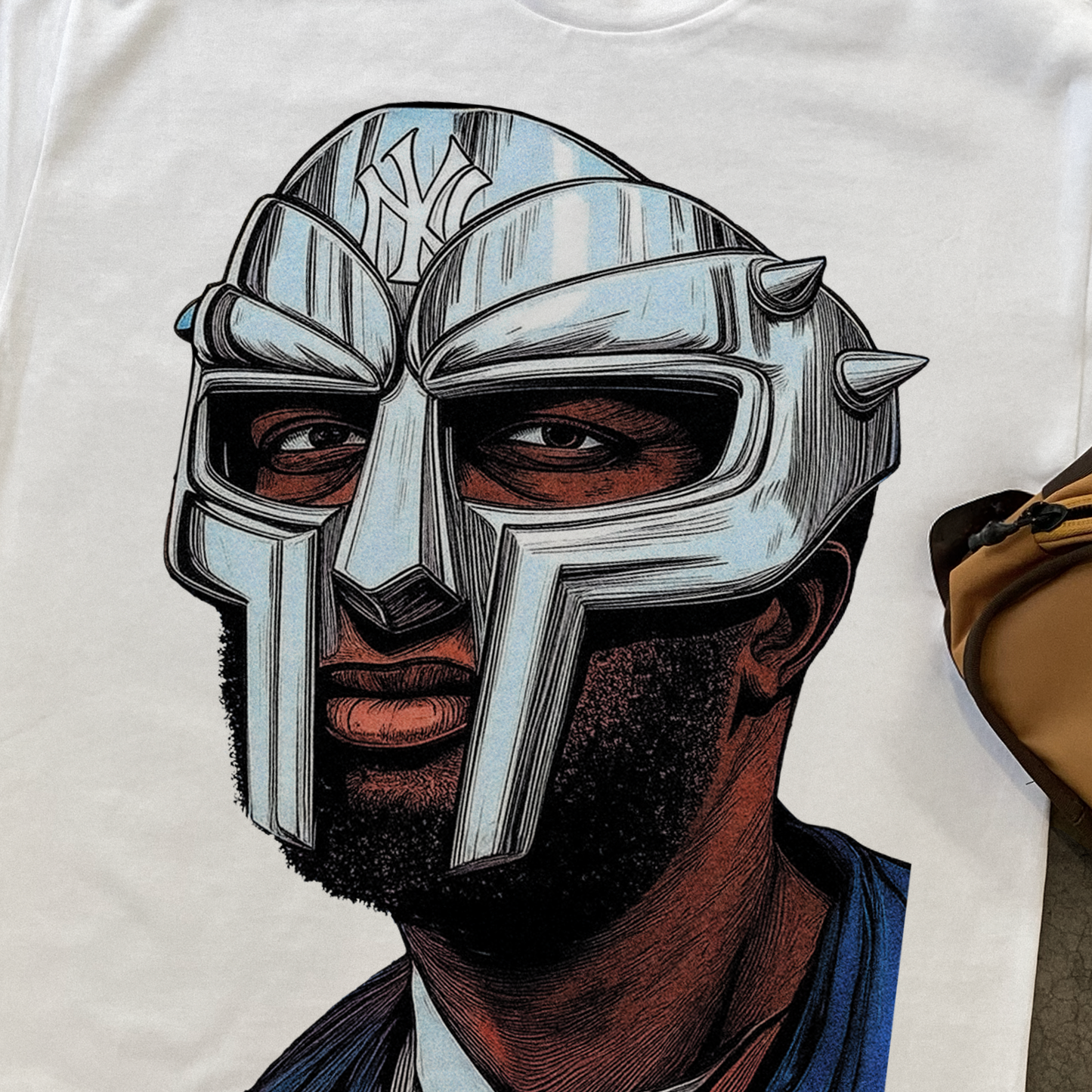 'NY DOOM' HEAVYWEIGHT WHITE T-SHIRT