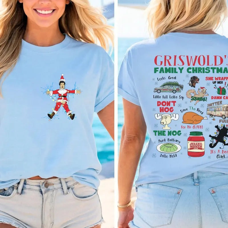 National Lampoon's Christmas Vacation Sweatshirt, Clark Griswold Shirt, Unisex Loose Fit Fabric - Pullover