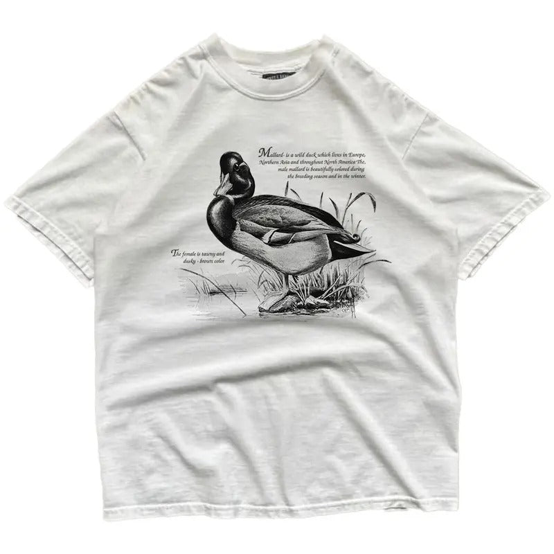 National Wildlife Mallard Duck 90s Unisex Vintage Sweatshirt Pullover, T-shirt, hoodie Cotton, Hunting Season