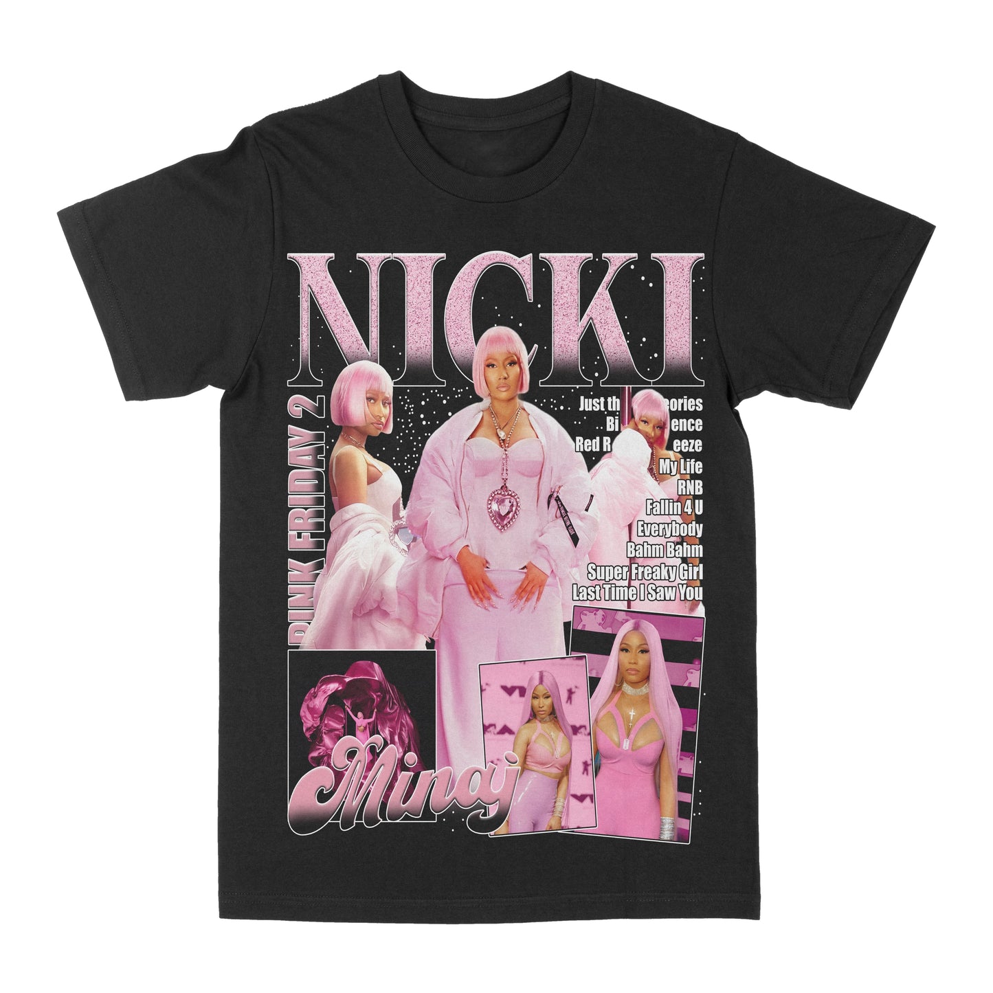 Nicki Minaj "Pink Friday 2" Graphic Tee Style001