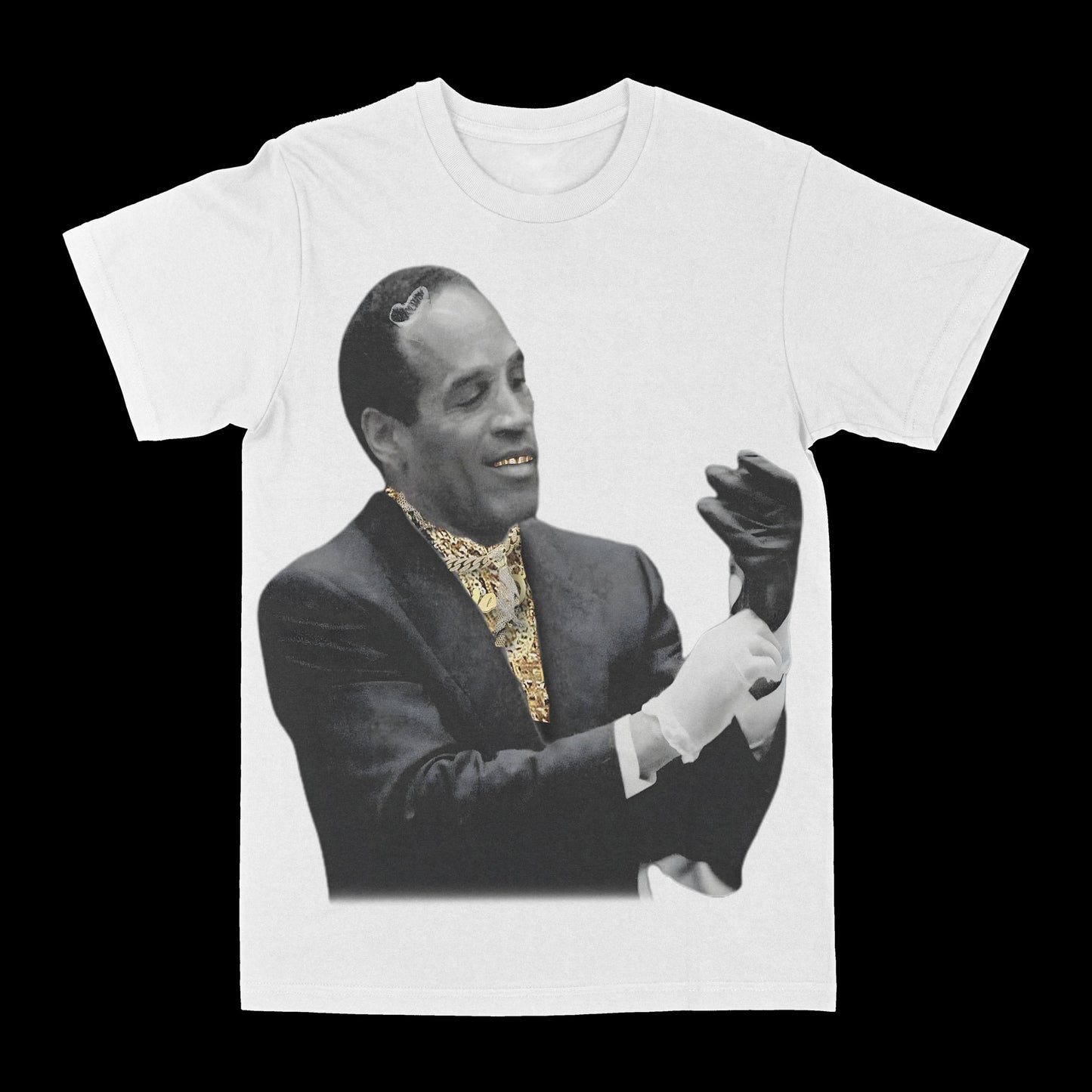OJ Simpson "Gold Grill" Graphic Tee Style001