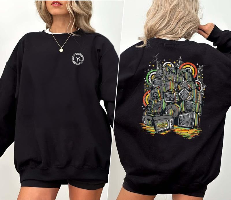 Persona 4 Shirt Midnight Channel Front Back Design Gift For Gamers Japanese Game Subtle Anime Merch Japanese Game Shirt Video Game Yasogami