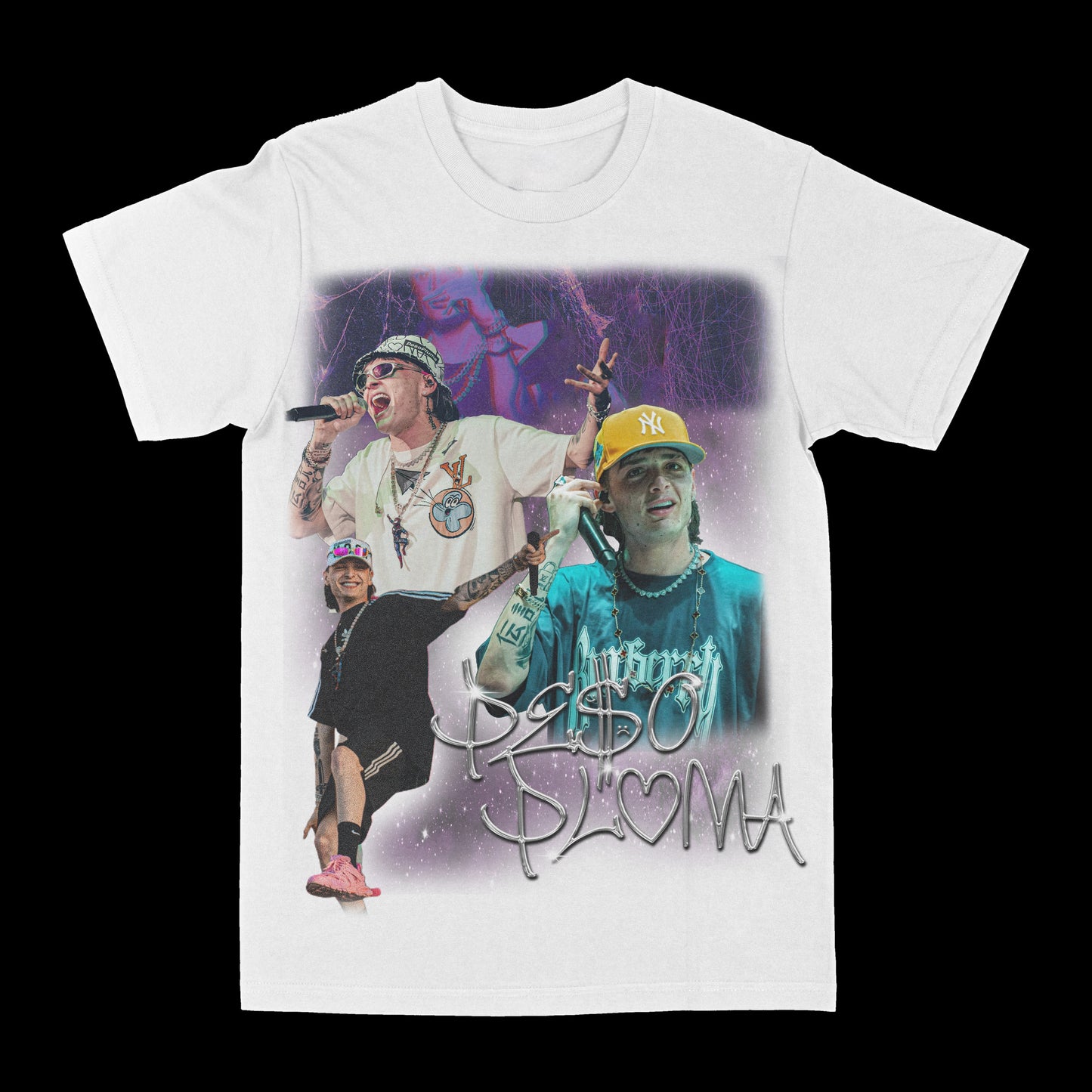 Peso Pluma "Mic'd Up" Graphic Tee Style001
