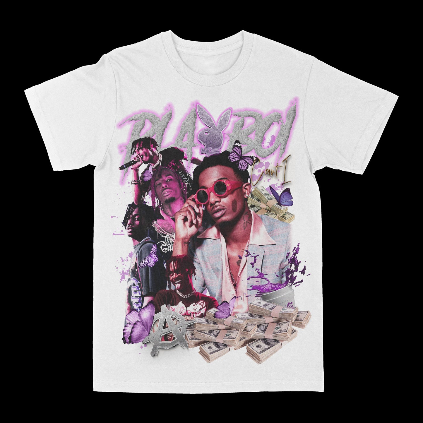 Playboi Carti "Pink" Graphic Tee Style001