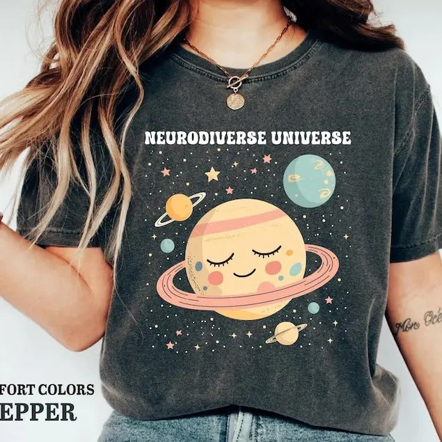 Premium Autism Awareness Shirt Neurodiverse Universe Shirt Space Neurodiversity Shirt Sped Teacher Shirt