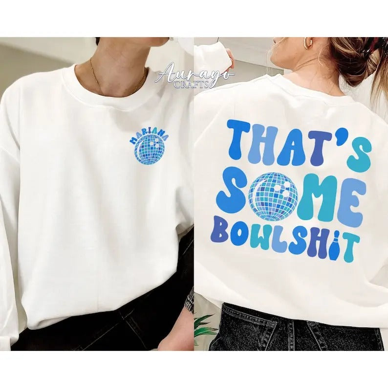 Premium Personalized Bowling Shirt,Custom Bowling Shirt,Bowling Gift,Gift for Bowling Lover,Personalized Bowling Team Name Shirt,Bowling Crew Shirts