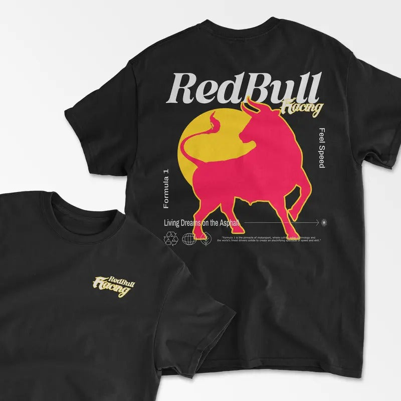 Racing Team Inspired T-Shirt, R Bull Racing Shirt, Motorspors Apparel, Shirts For Men, Car Merch, Menswear
