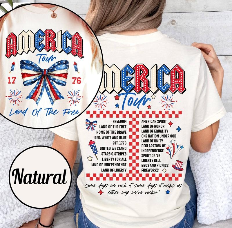 Retro America Tour 1776 T Shirt, 4th Of July 1776 Independence Day America American Flag Memorial Day Patriotic Freedom T-shirt, sweater and Hoodie