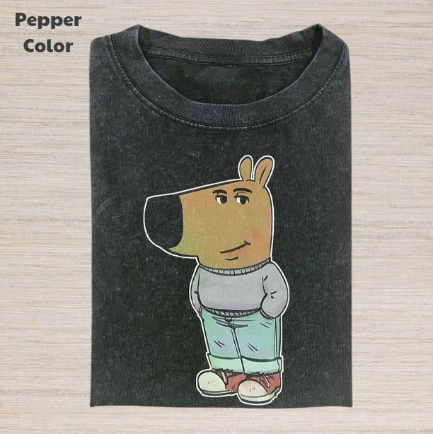 Retro Funny Vintage Graphic Tee, Chill Guy T-Shirt, Unisex Meme Cringe Funny Dumb Shirt, Menswear Womenswear Streetwear