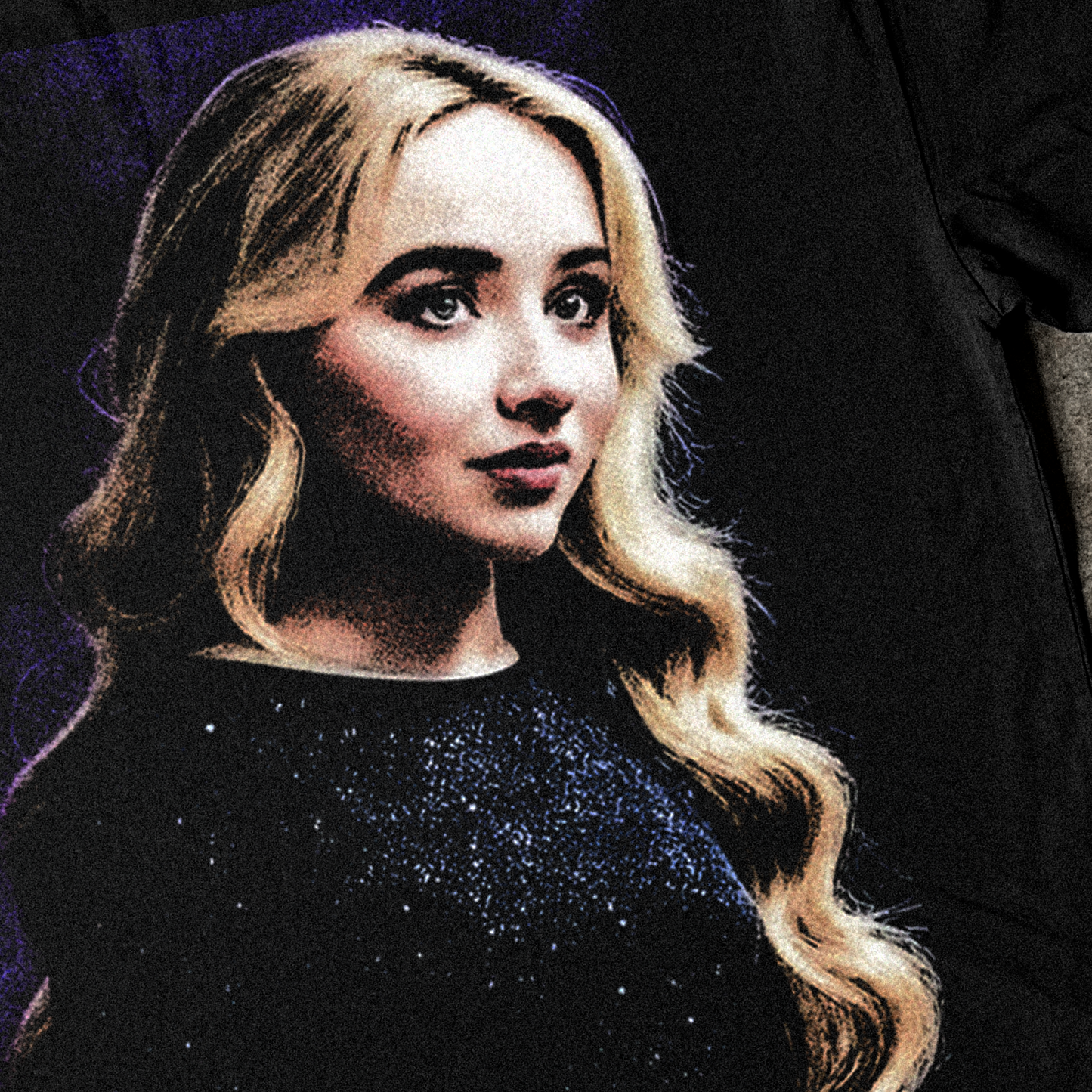 'SABRINA THE WITCH' HEAVYWEIGHT BLACK T-SHIRT