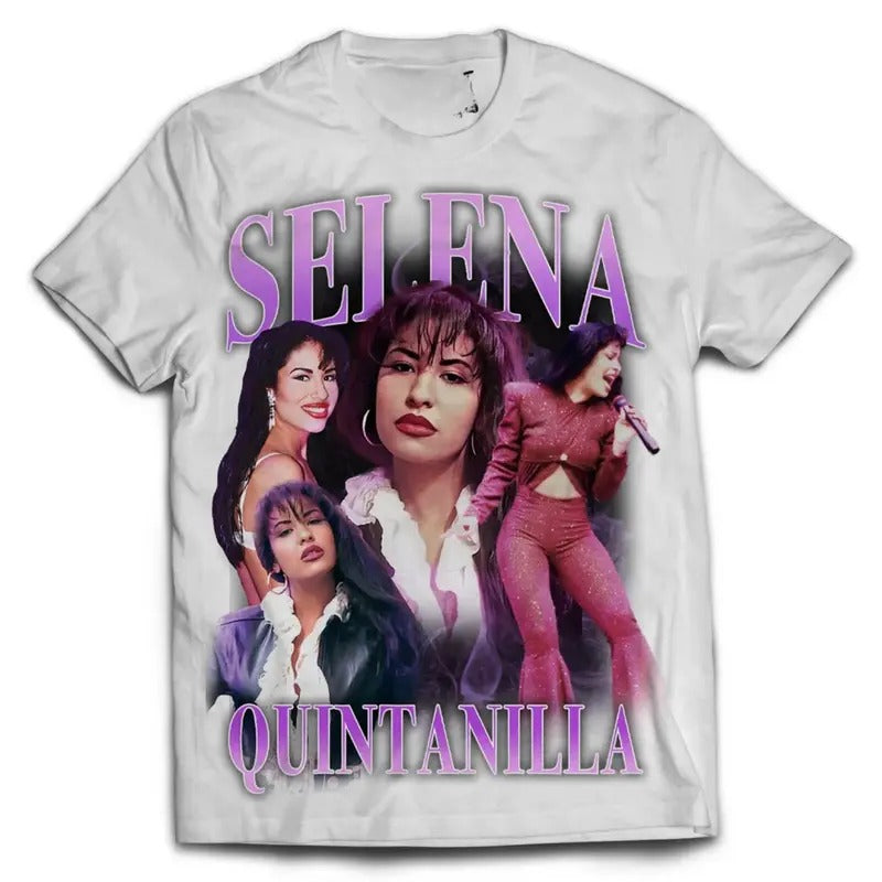 Selena Tribute Vintage T-Shirt, VINTAGE Music T-Shirt, Dog Bootleg Rap Tee, Retro 90s Graphic T-Shirt