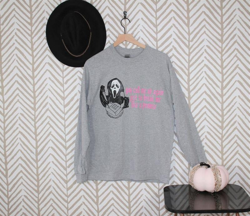 All to Well Sweatshirt, Halloween Hoodie, Gift for Her, Women's Graphic Sweatshirt/Shirt, Ghost Face Shirt, Halloween Sweaters