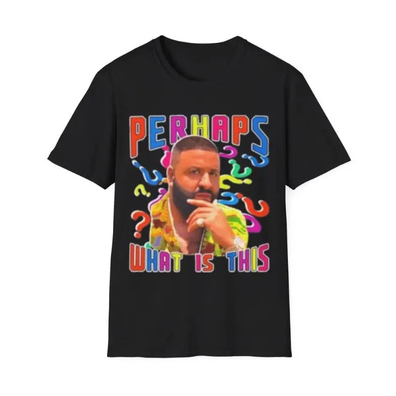 Short sleeve t-shirt, maybe what this is DJ Khallled Funny Meme - Classic Cotton Fabric Menswear - Shirt Graphic Shirt