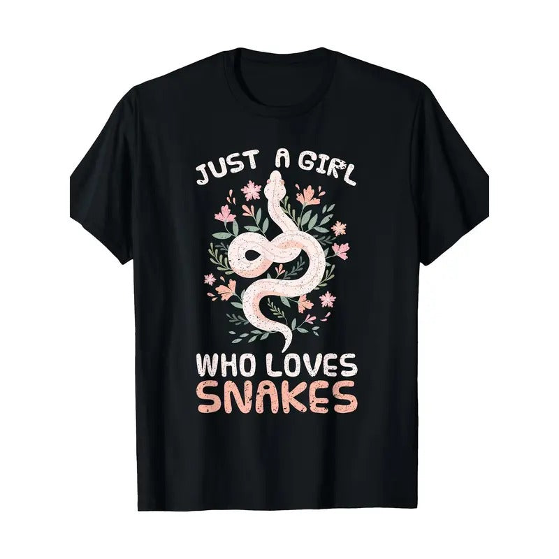 Snake Pet Lover Girl Woman Gift Snake T-shirt, Men's T-shirt Made in USA