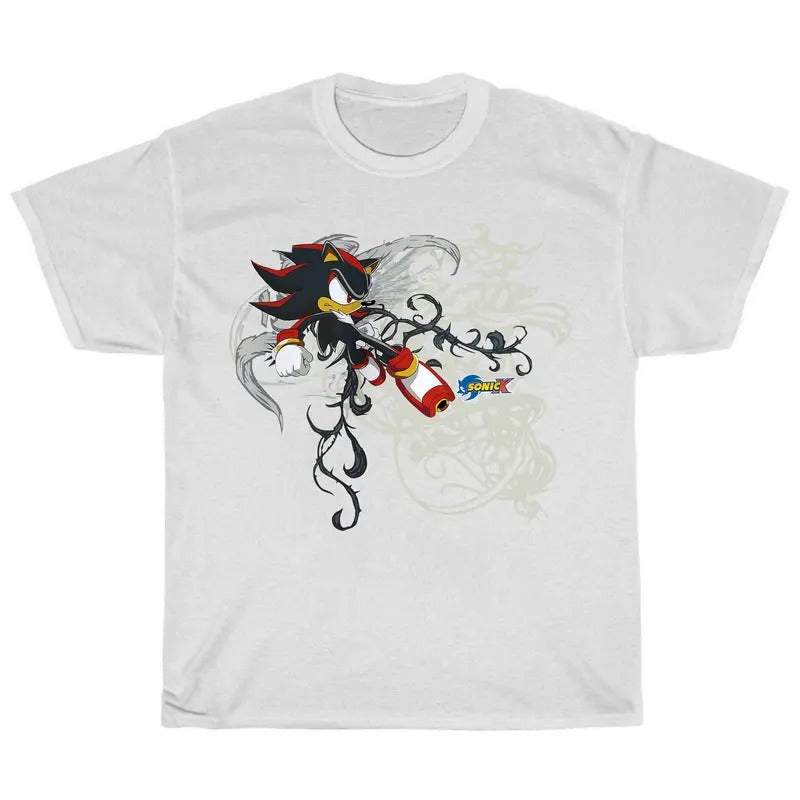 Sonic X - T-Shirt, Sonic X Tee, Shadow The Hedgehog Shirt, Jesse Pinkman T-shirt, Vintage 90s style top clothing, Unisex graphic Streetwear shirts
