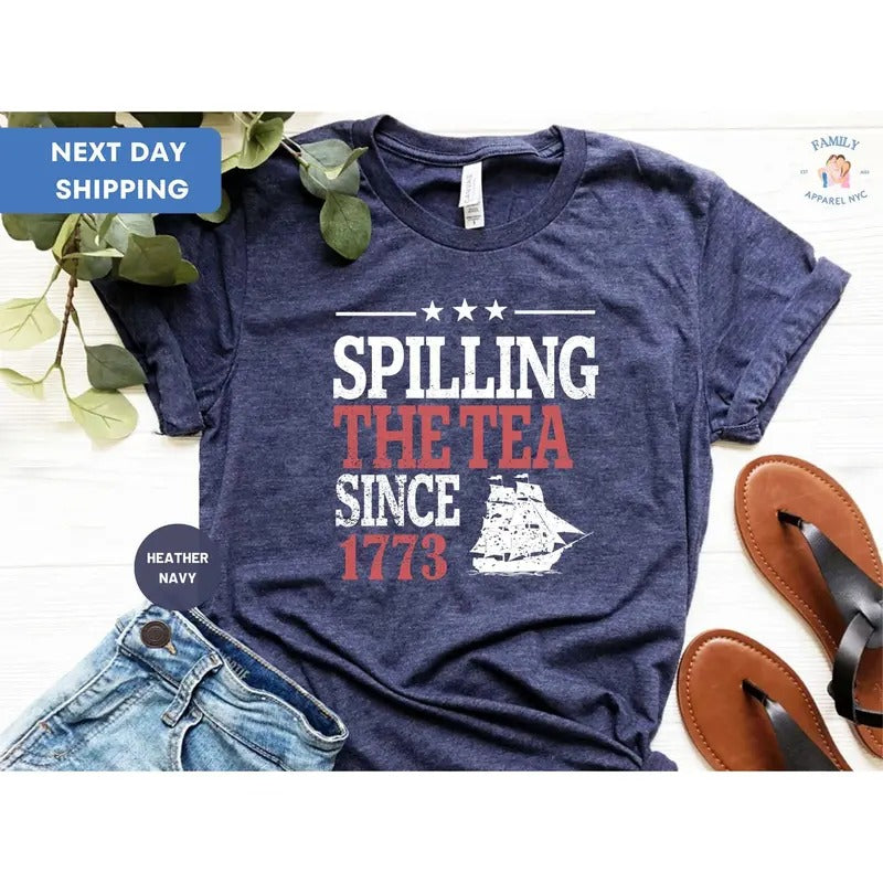 Spilling The Tea Since 1773 Shirt History Teacher Gift Funny History Teacher T-shirt History Lover Gift sweater and hoodie