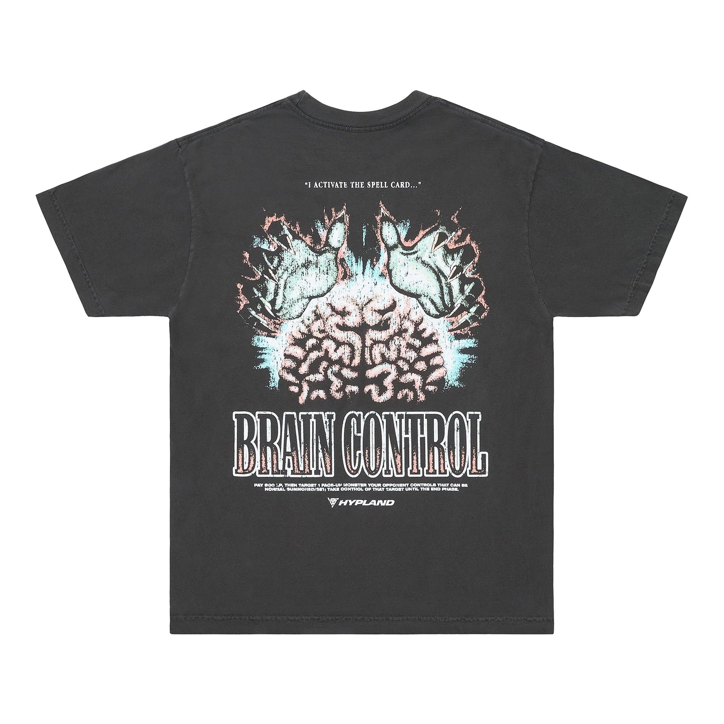 YUGIOH BRAIN CONTROL SHIRT (VINTAGE BLACK)