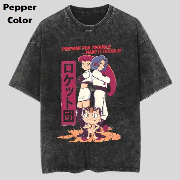 Team Rocket Vintage Tee, Rocket T-Shirt, Pokemon Graphic Tees, Pokemon Shirt, Unisex Anime Shirt, Menswear Womenswear Streetwear