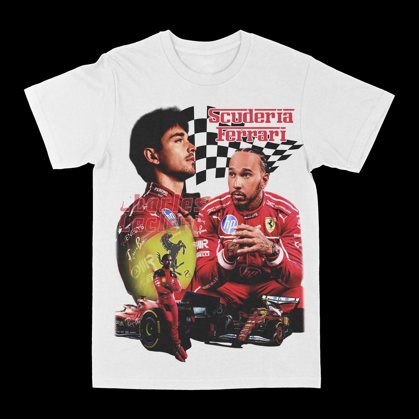 Team Ferrari Graphic Tee Style001