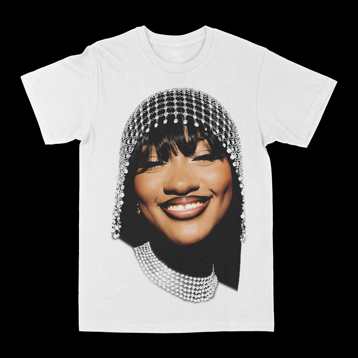 Tems "Big Face" Graphic Tee Style001