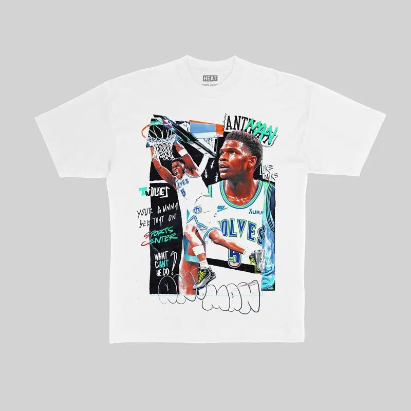 The Ant-Man Anthony Edwards Graphic TEE | VINTAGE GRAPHIC T-SHIRT SWEATSHIRT HOODIE | SPORT TEE | GIFT FOR FAN