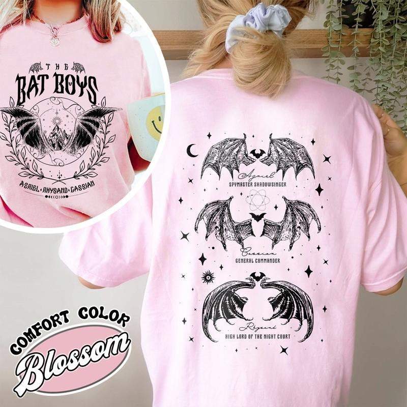The Bat Boys Comfort Color t-Shirt Night Court Acotar Azriel Acotar Tshirt Azriel Crewneck Unisex Comfort Merch