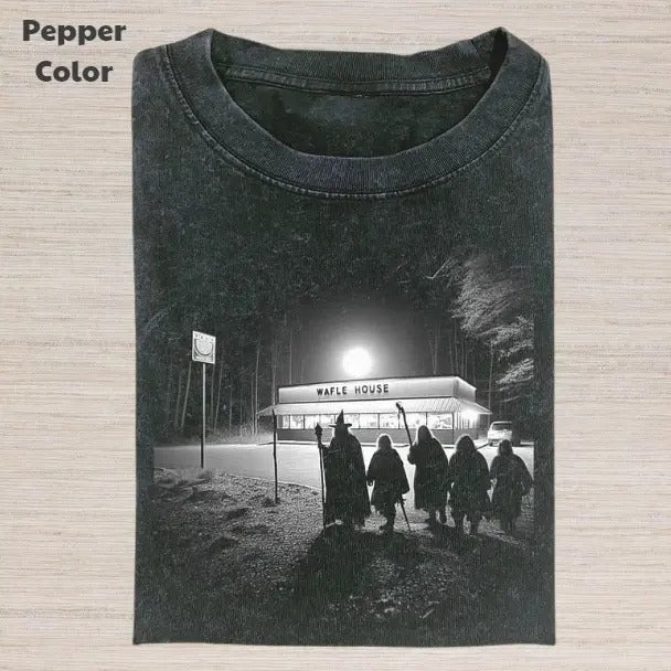 The Lord of the Rings Vintage Graphic Tee, Waffle House T-Shirt, Movies Tee, Unisex Meme Cringe Funny Dumb Shirt, Menswear Womenswear Streetwear