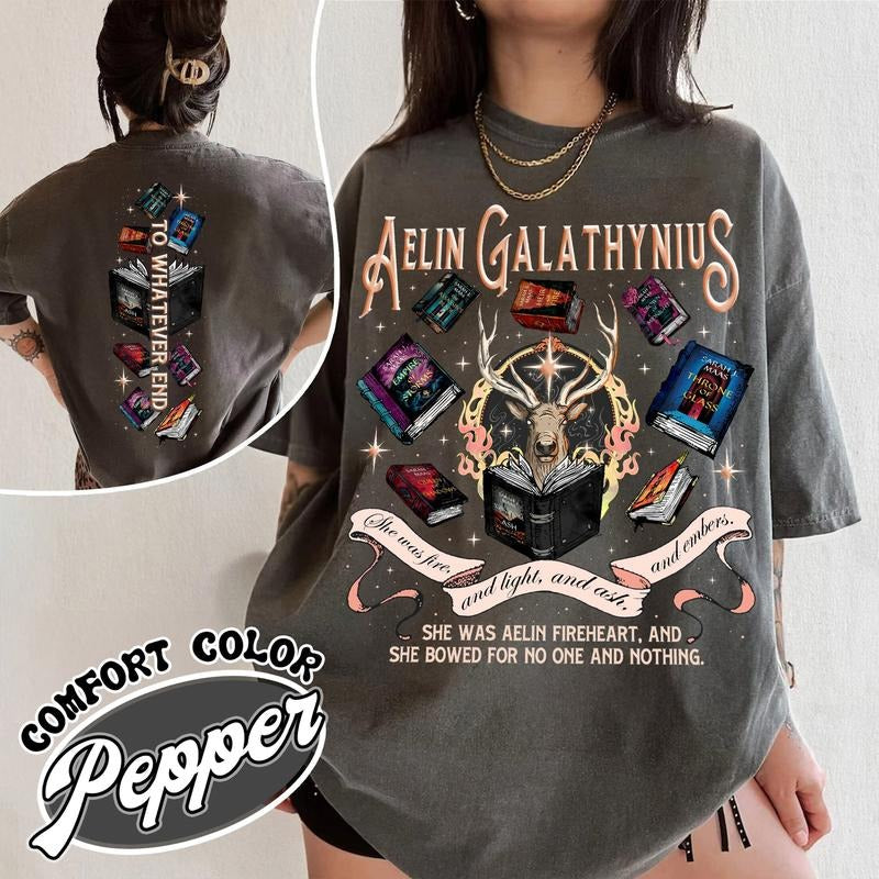 Throne of Glass Series Shirt, Aelin Galathynius Tshirt, Aelin Galathynius Shirt, the Thirteen Throne Shirt, Throne of Glass Merch Tee, TOG Shirt