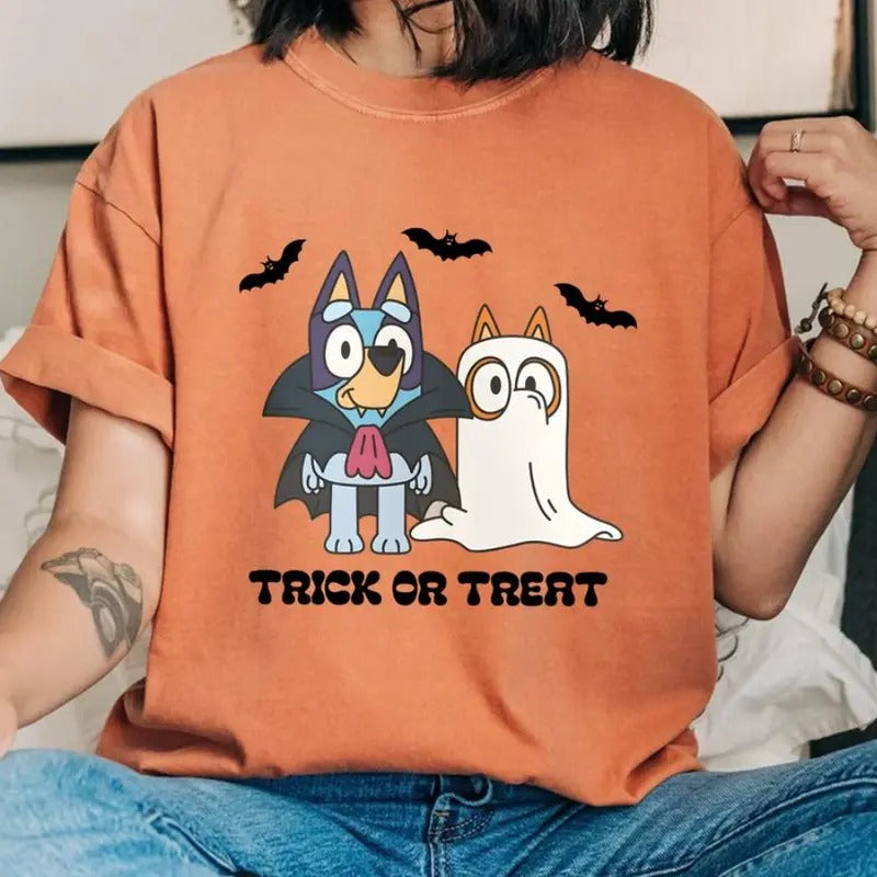 Trick or Treat Shirt, Spooky Season Shirt, Fall Tshirt, Halloween Shirt