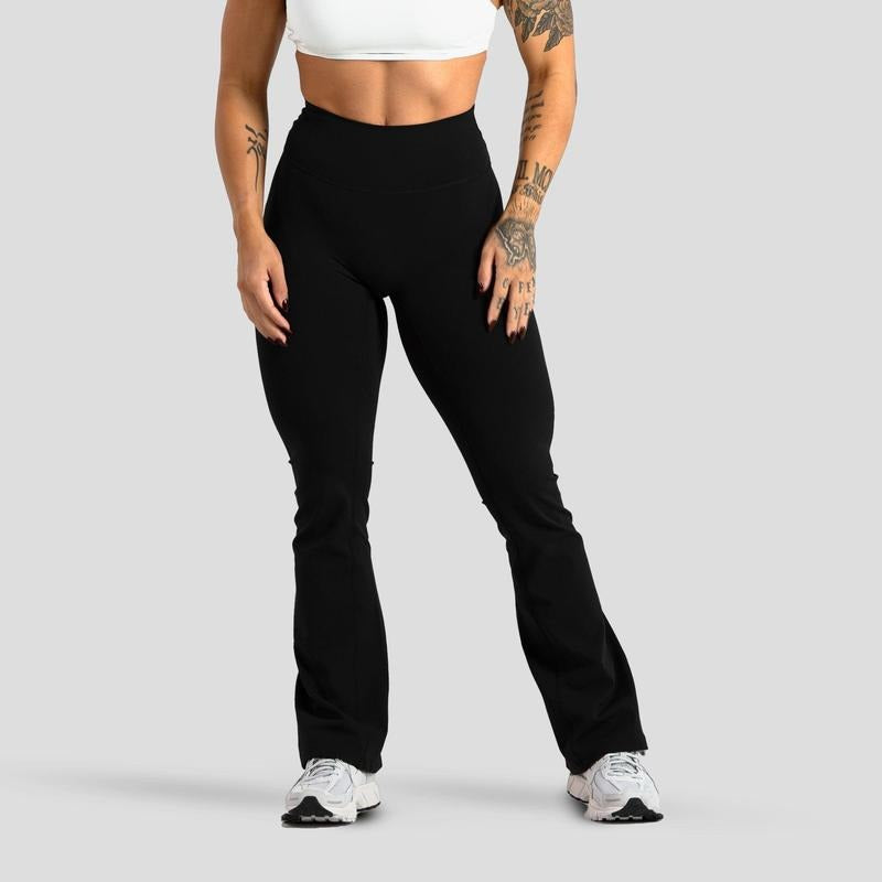 Tummy Control Bootcut Flared Leggings Breathable Comfort Fit Breathable Comfort Casual Fabric Womenswear Bottom Soft Comfortable Style