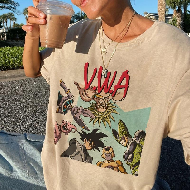 V.W.A Straight Outta Goku T-shirt, Anime Lovers Sweatshirt Hoodie A8